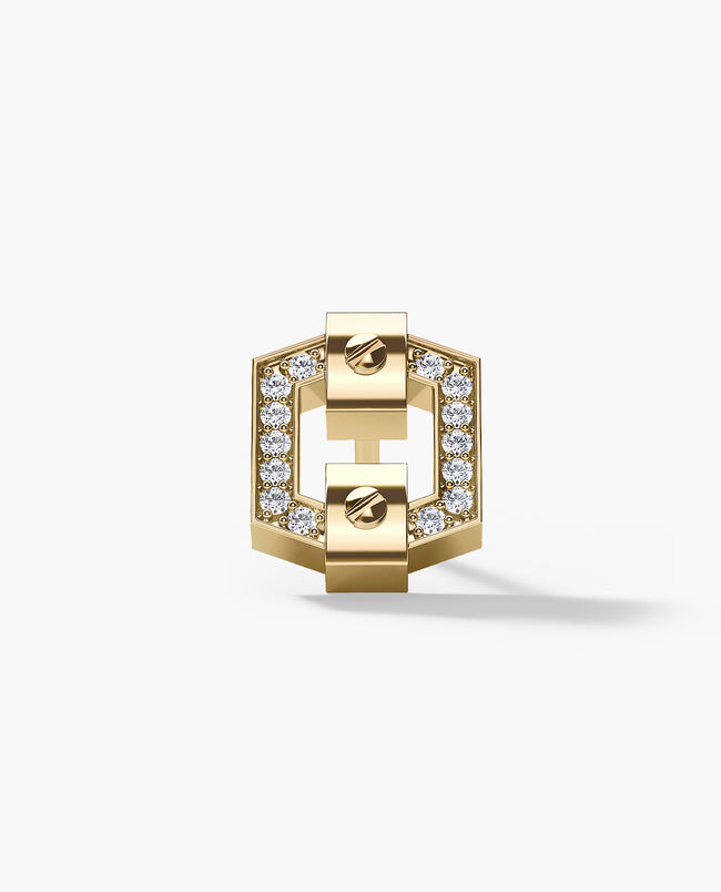 Ready to Ship - NORTHSTAR Gold Single Stud Earring with 0.09ct Diamonds